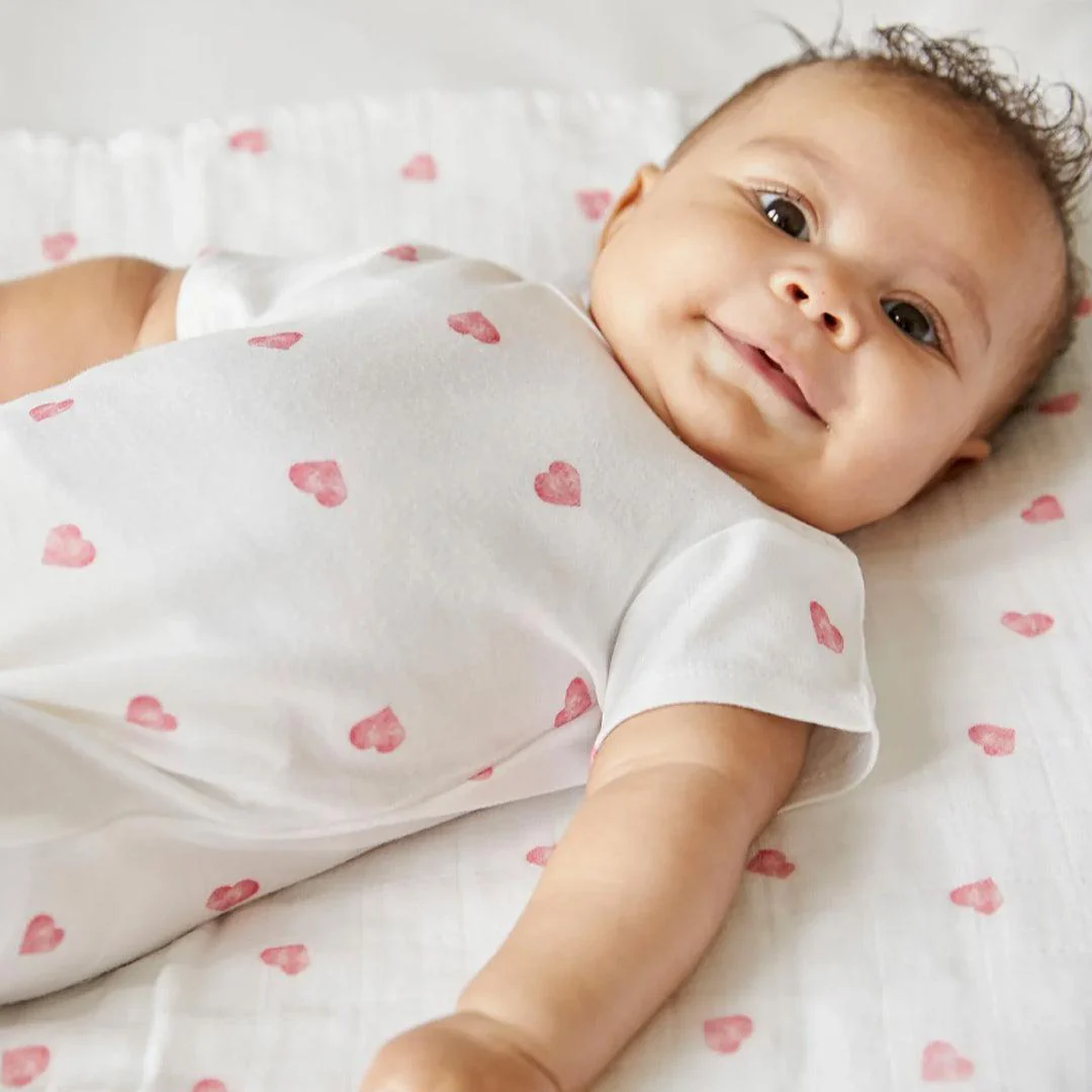 Rosa & Blue Romper - Heart - Image 2