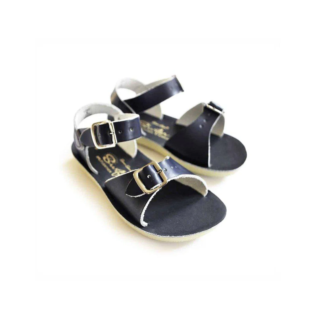 Salt-Water Sun-San Kids Sandals - Surfer - Navy - Image 4