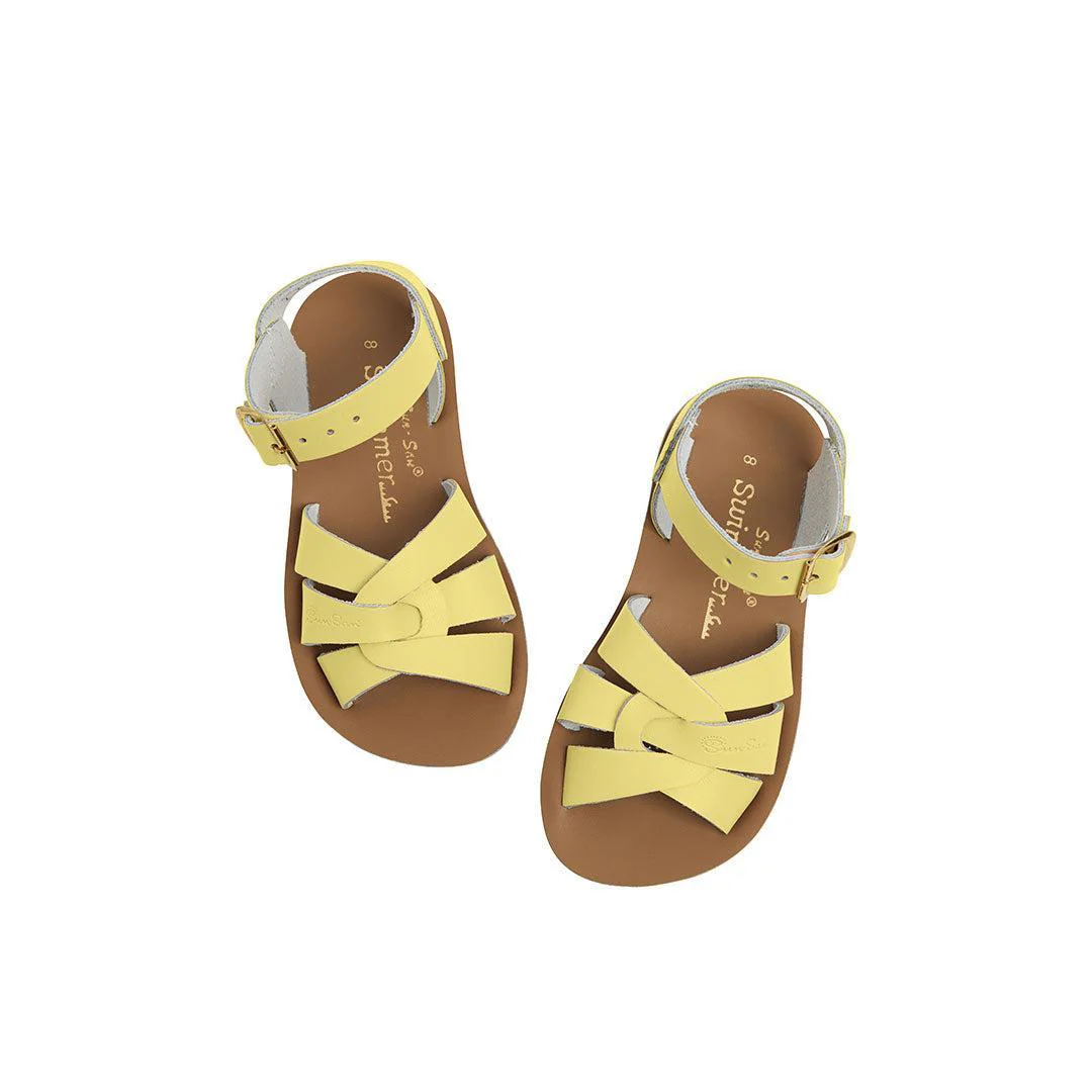 Salt-Water Sun-San Kids Sandals - Swimmer - Butter Yellow - Image 4