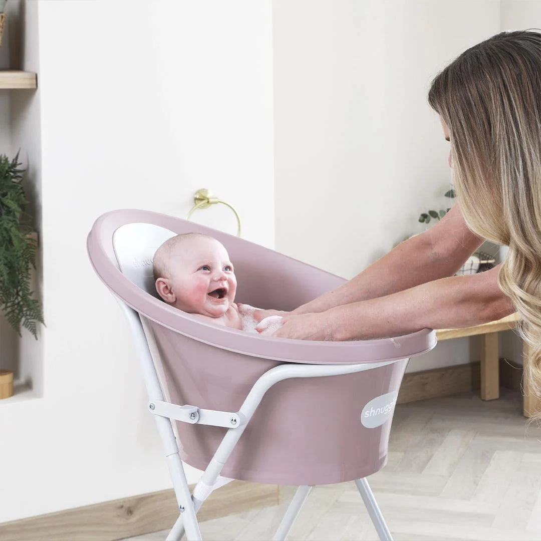 Shnuggle Baby Bath + Plug - Blossom - Image 2