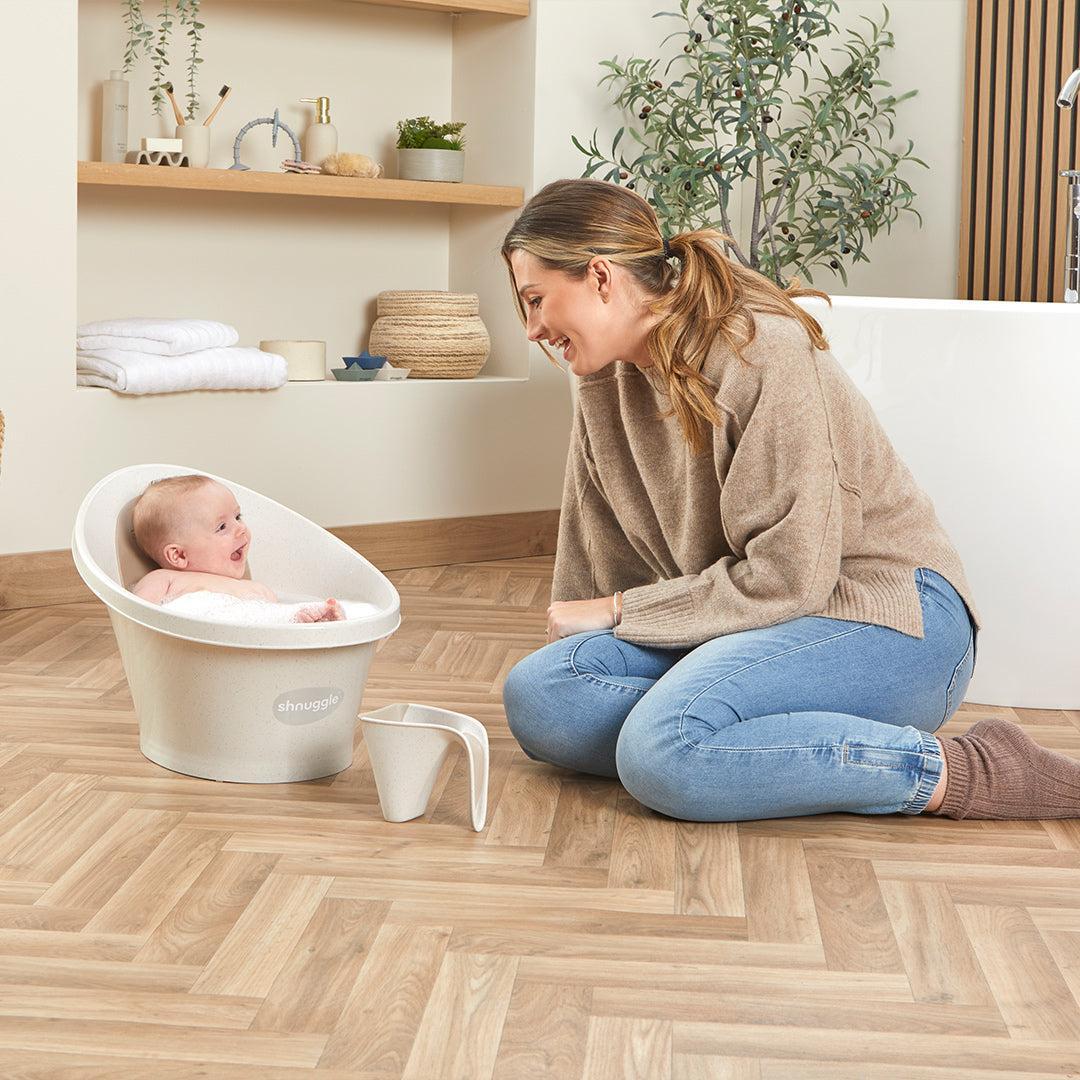 Shnuggle ECO Collection Baby Bath  - Cookies & Cream - Image 6