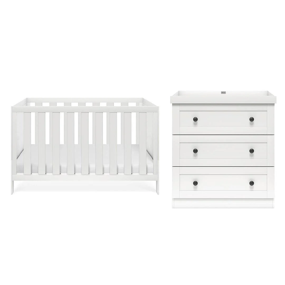 Silver Cross Bromley 2 Piece Room Set - White