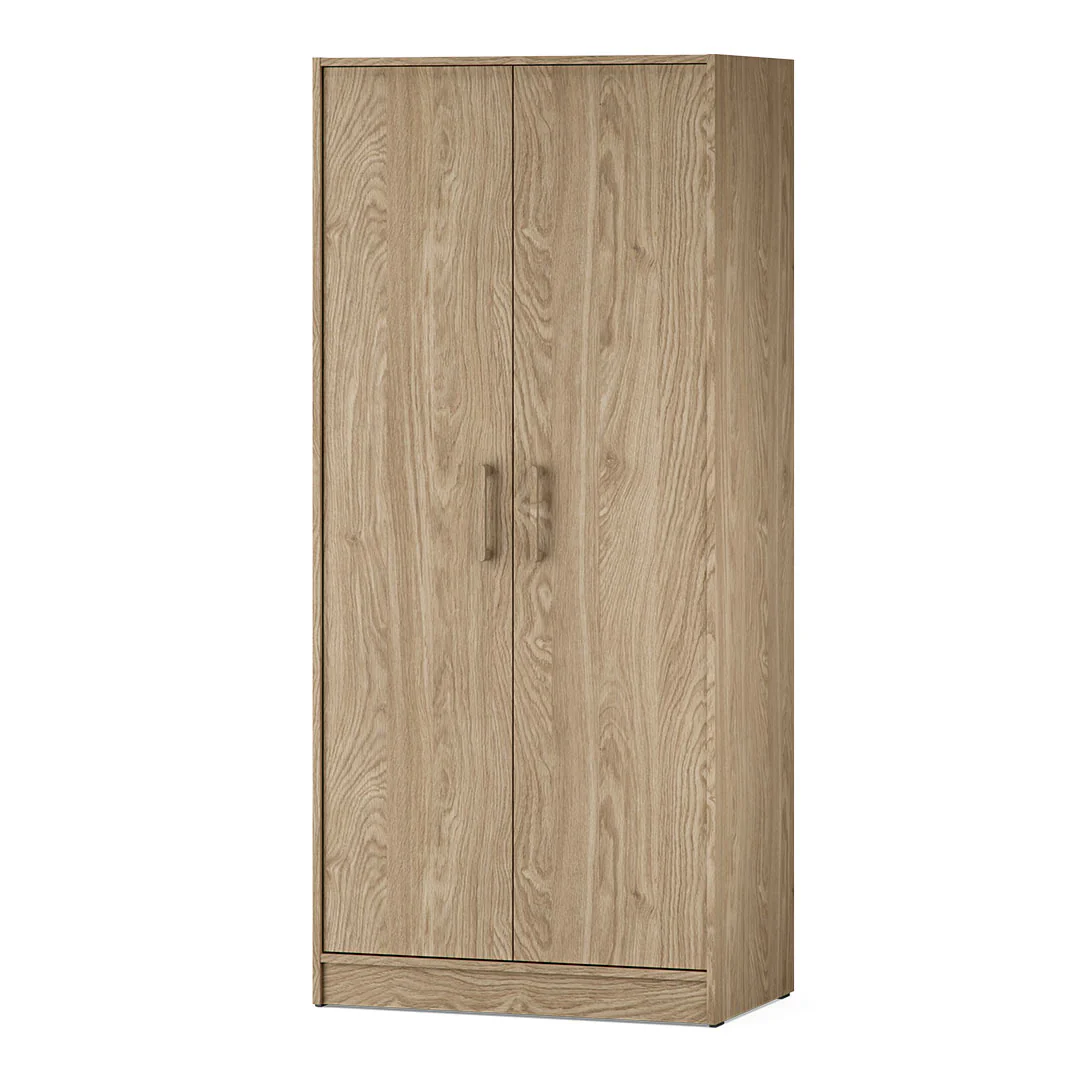 Silver Cross Geneva 3 Piece Nursery Set (Cot Bed + Dresser & Wardrobe) - Oak - Image 10
