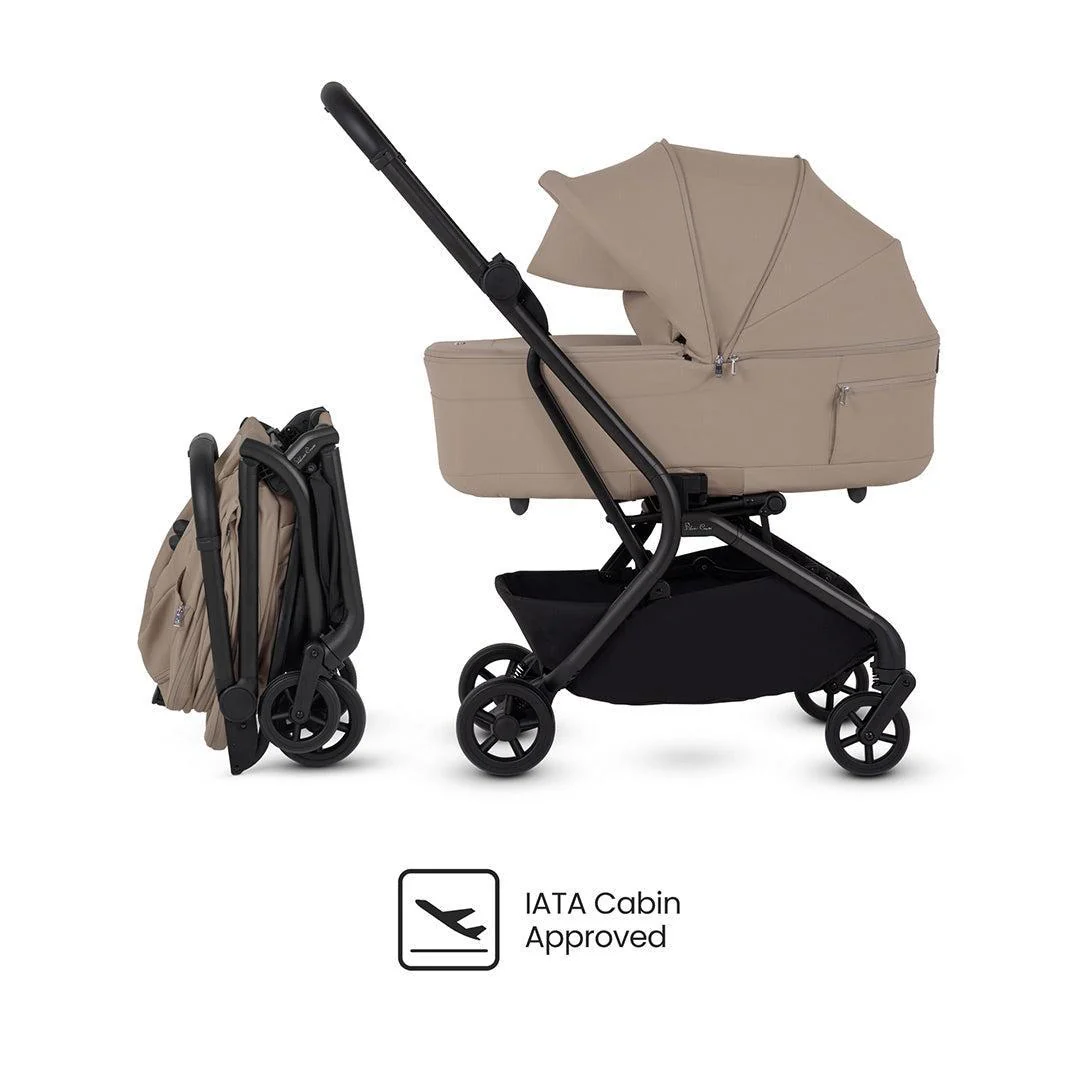 Silver Cross Nia Stroller & Carrycot - Champagne - Image 3