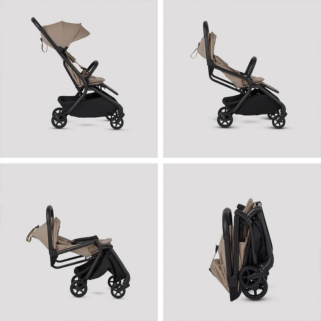 Silver Cross Nia Stroller & Carrycot - Champagne - Image 6
