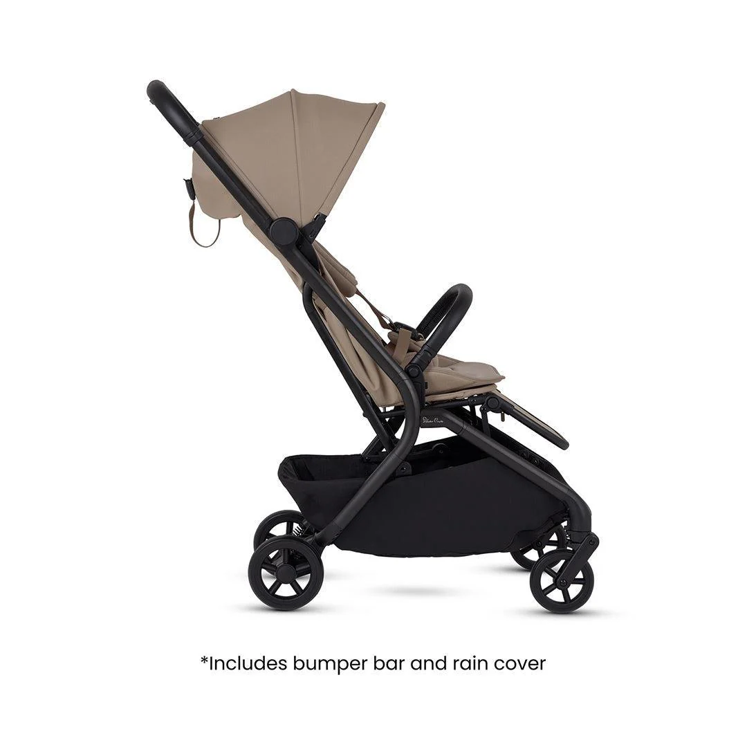 Silver Cross Nia Stroller & Carrycot - Champagne - Image 7