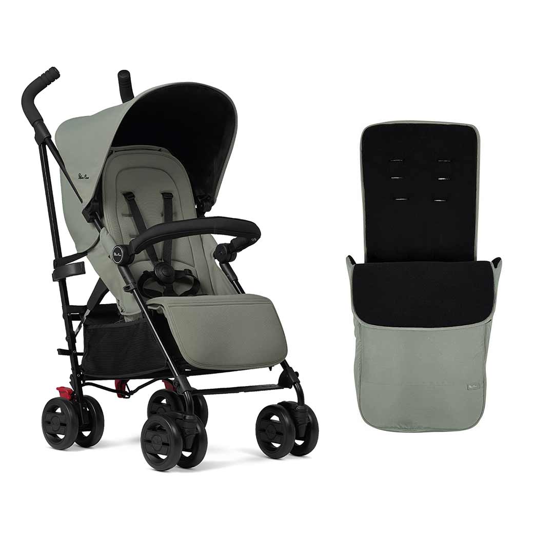 Silver Cross Pop Lightweight Stroller - Sage - Image 9