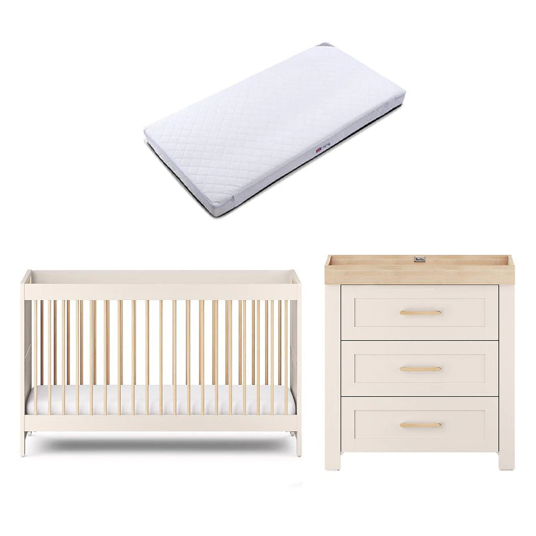 Silver Cross Seville 2 Piece Room Set - Cashmere Oak - Image 17