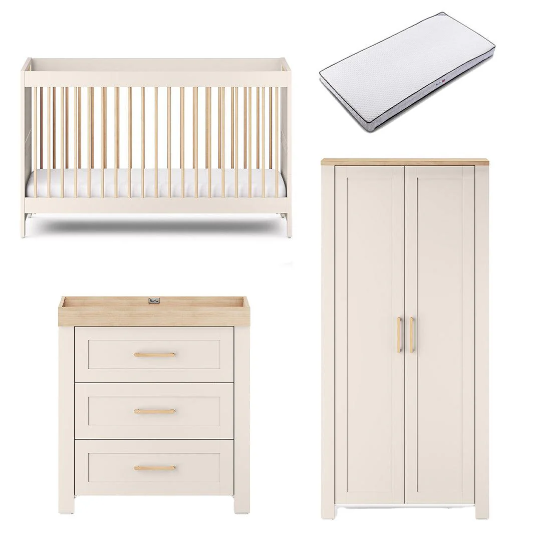 Silver Cross Seville 3 Piece Room Set - Cashmere Oak - Image 20