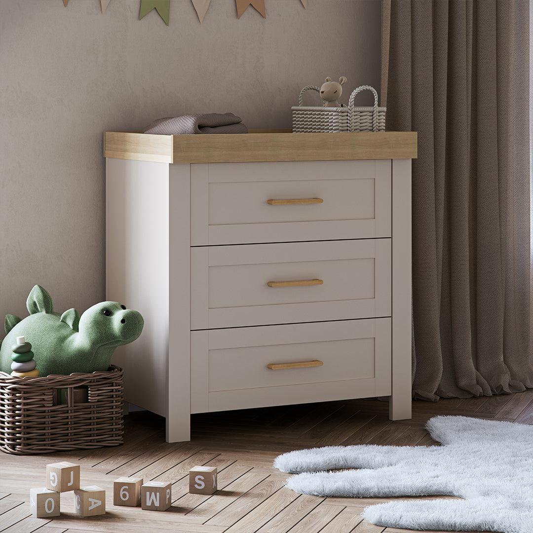 Silver Cross Seville 3 Piece Room Set - Cashmere Oak - Image 16