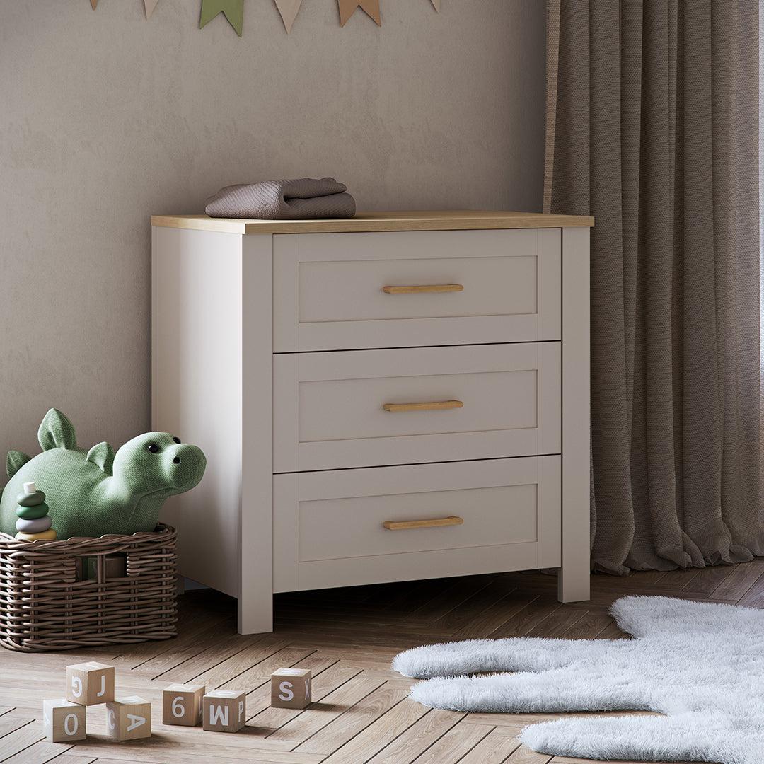 Silver Cross Seville 3 Piece Room Set - Cashmere Oak - Image 18
