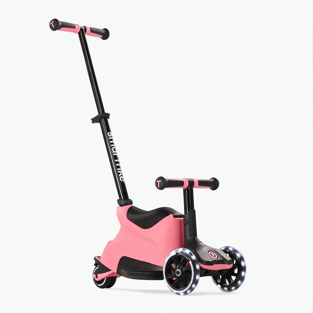 smarTrike Xtend Ride On Scooter Plus From 12 Months to 12 Years - Salmon Pink - Image 3