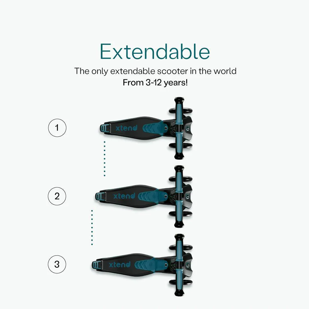 smarTrike Xtend Ride On Scooter Plus From 12 Months to 12 Years - Teal - Image 4