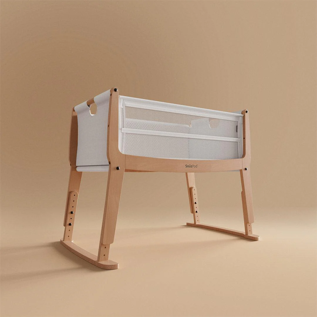 Snuz SnuzPod Studio Bedside Crib - Stockholm Natural - Image 8