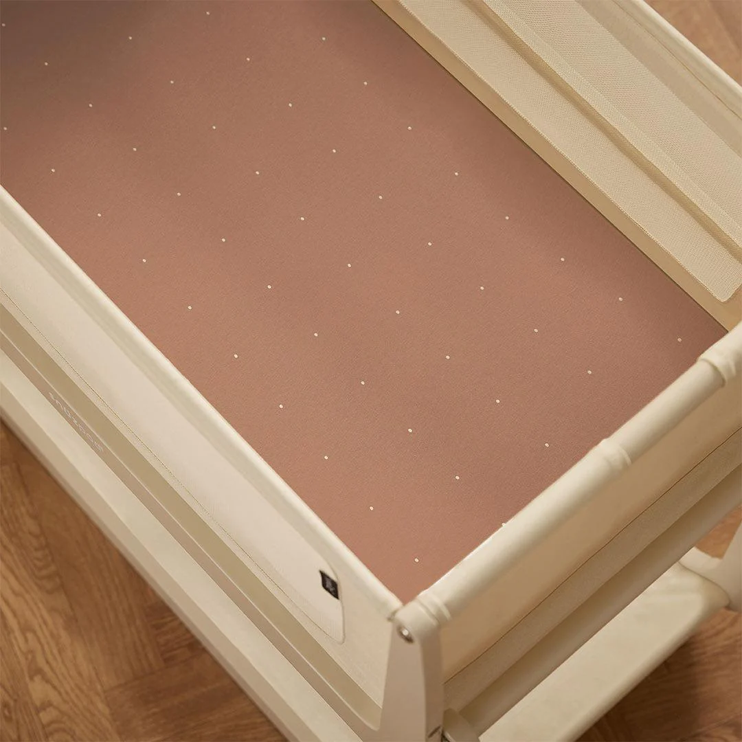 Snuz Twin Pack Crib Sheets - Blush Dot - Image 3