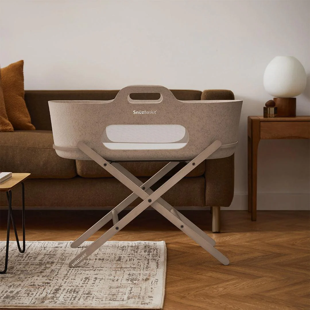 SnuzBaskit Basket & Stand - Mocha - Image 2