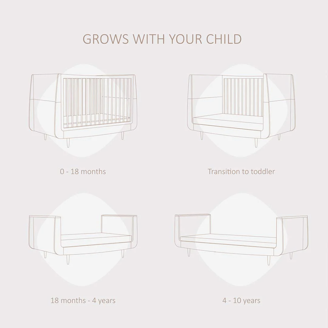 SnuzKot 2 Piece Nursery Furniture Set - The Natural Edit - Ebony - Image 8