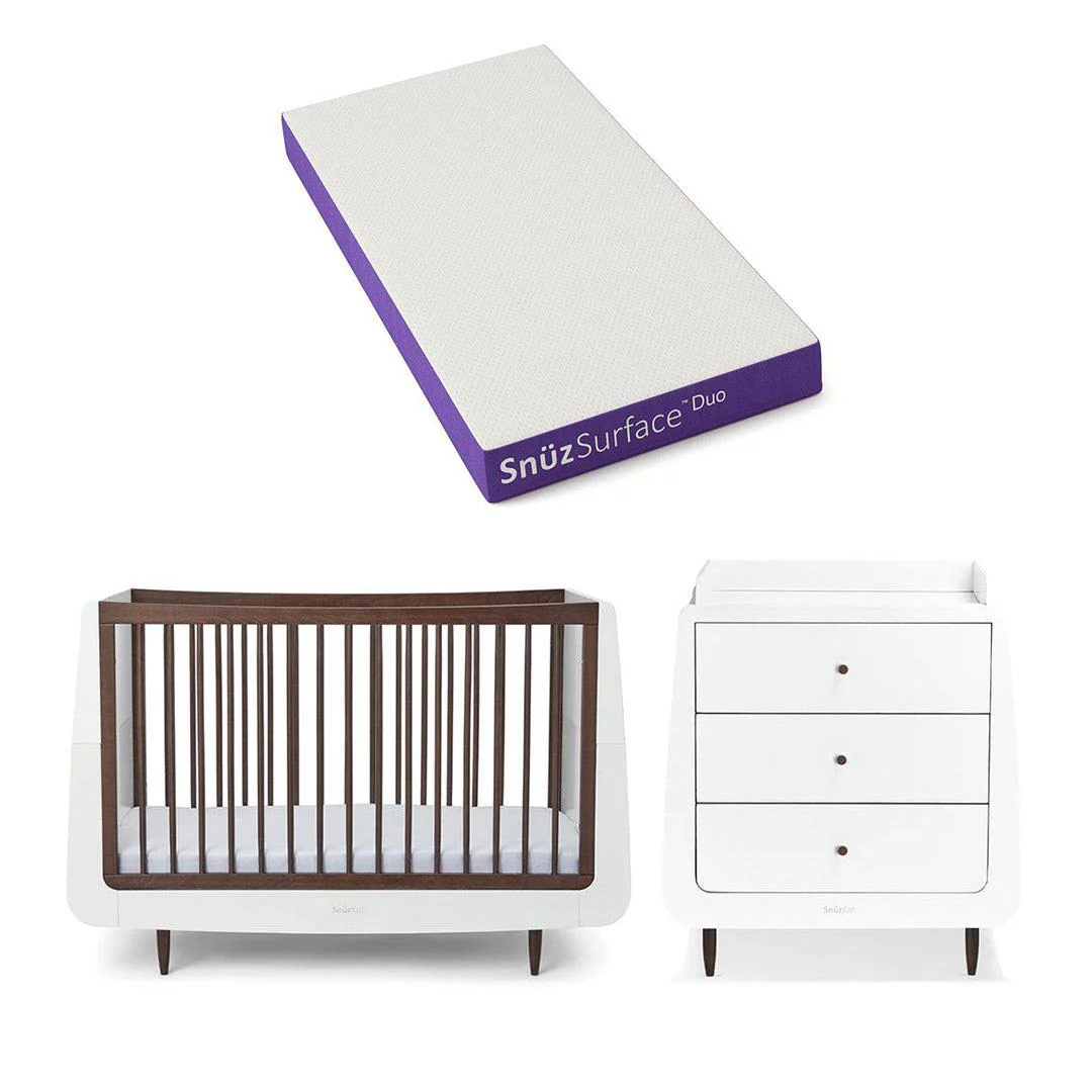 SnuzKot 2 Piece Nursery Furniture Set - The Natural Edit - Ebony - Image 9