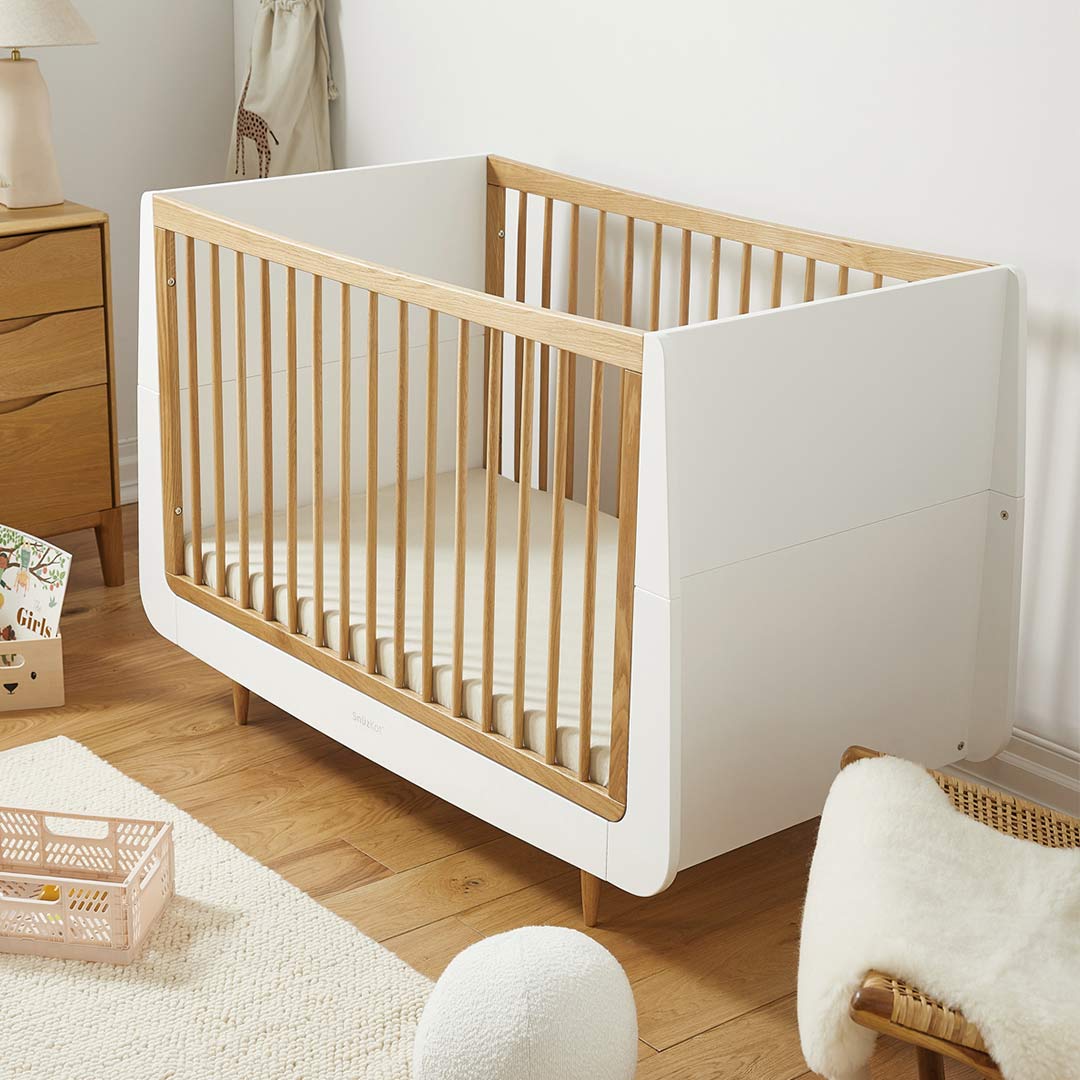 SnuzKot 2 Piece Nursery Furniture Set - The Natural Edit - Oak - Image 4