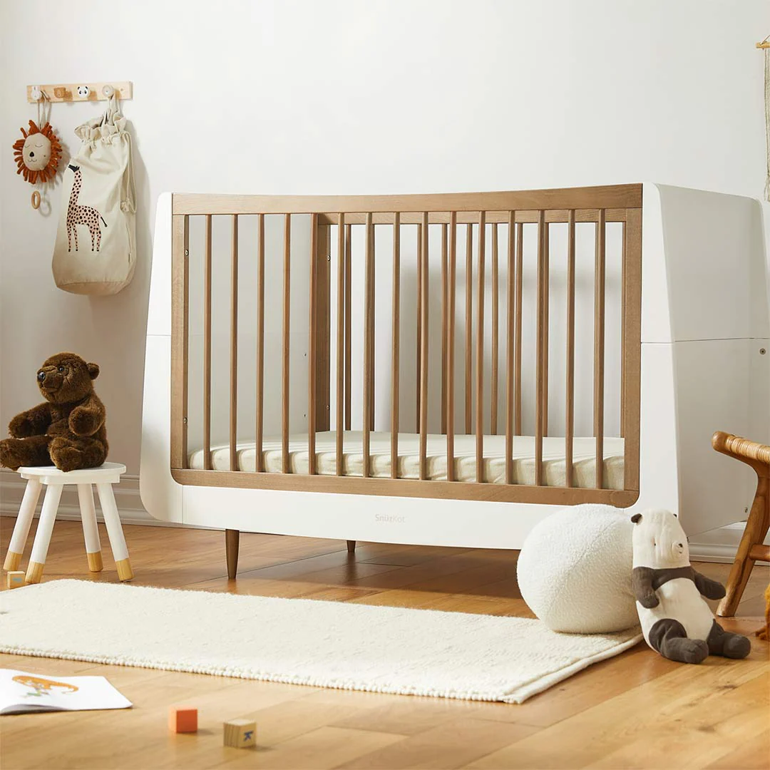 SnuzKot 2 Piece Nursery Furniture Set - The Natural Edit - Walnut - Image 5