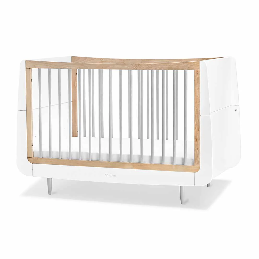 SnuzKot Skandi 2 Piece Nursery Furniture Set - Grey - Image 3