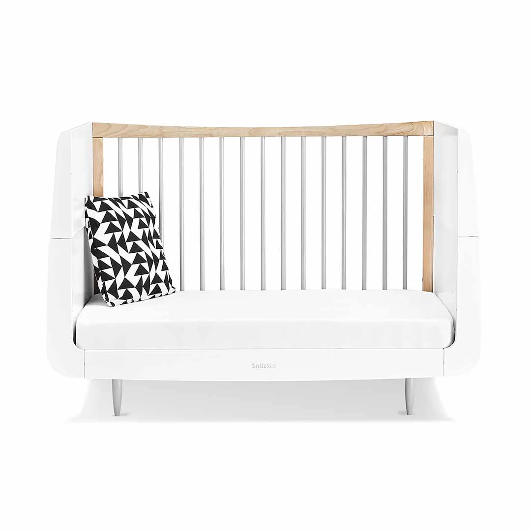 SnuzKot Skandi 2 Piece Nursery Furniture Set - Grey - Image 5