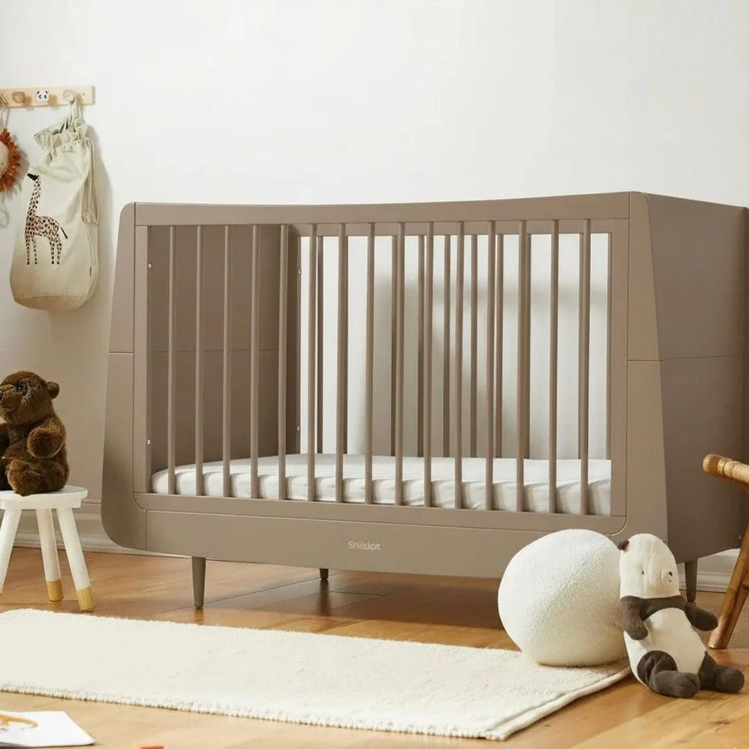 SnuzKot Skandi Cot Bed - Mocha - Image 2