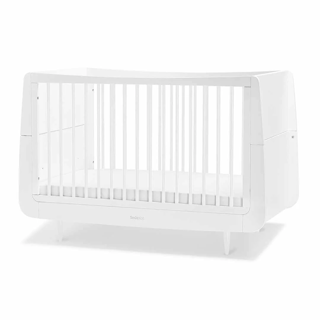 SnuzKot Skandi Cot Bed - White - Image 3