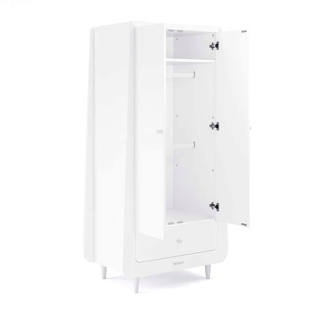 SnuzKot Skandi Wardrobe - White - Image 4