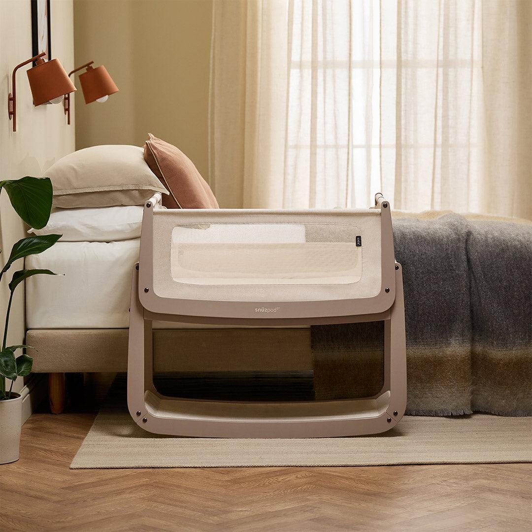SnuzPod 5 Bedside Crib - Mocha - Image 11