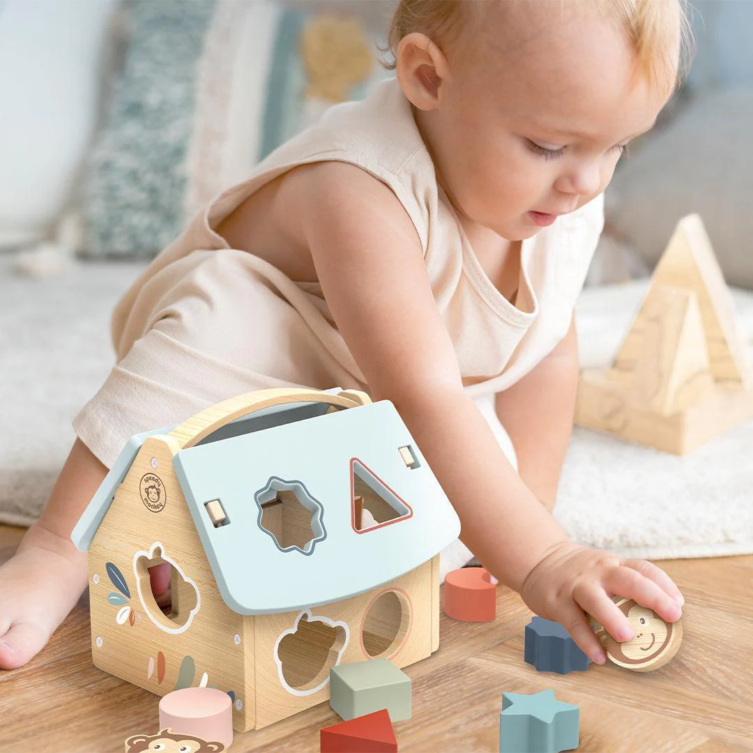 Speedy Monkey House Shape Sorter - Image 2