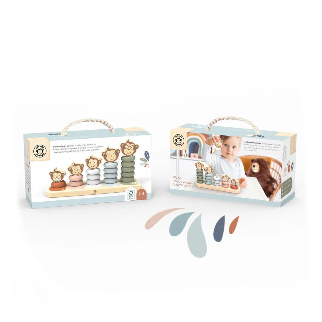 Speedy Monkey Monkey Family Stacker - Image 3