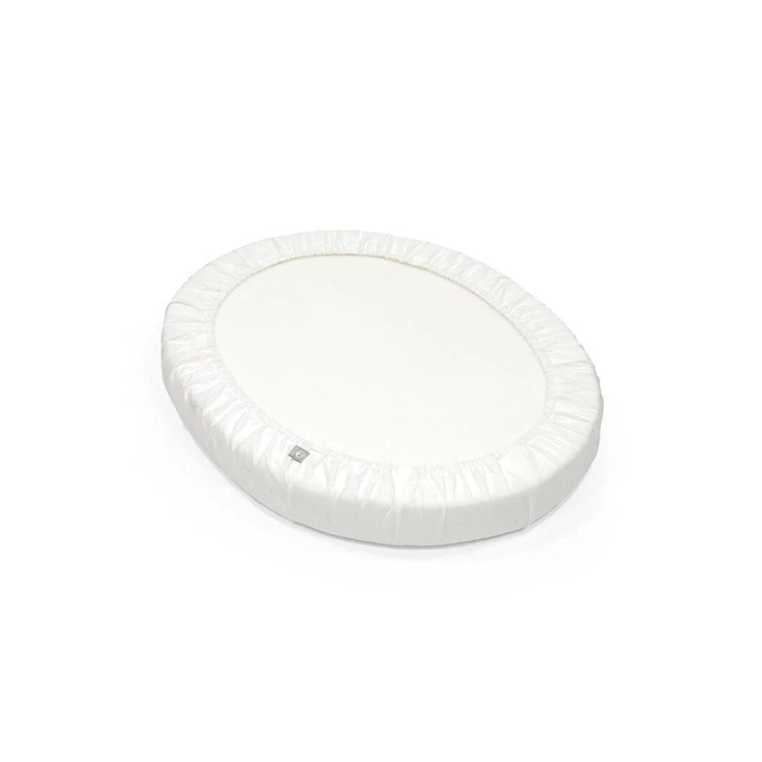Stokke® Sleepi™ Mini Fitted Sheet - White Ocs - Image 3