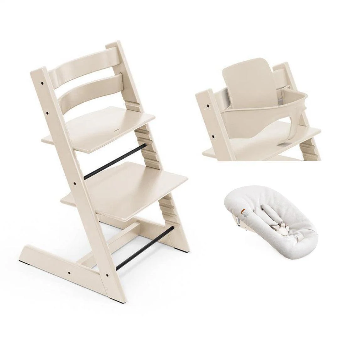 Stokke® Tripp Trapp Highchair Newborn + Baby Set Bundle
