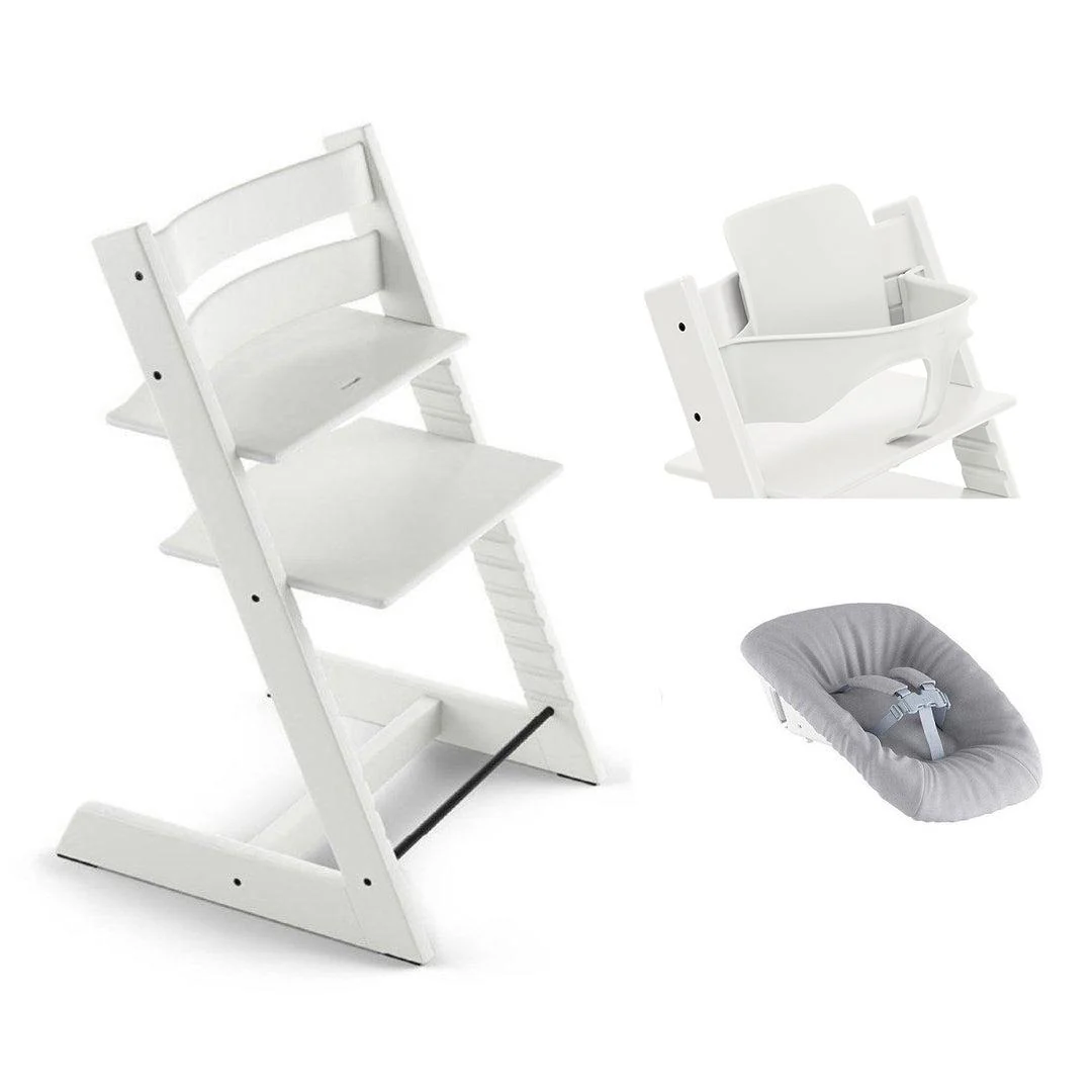 Stokke® Tripp Trapp Highchair Newborn + Baby Set Bundle - Image 10