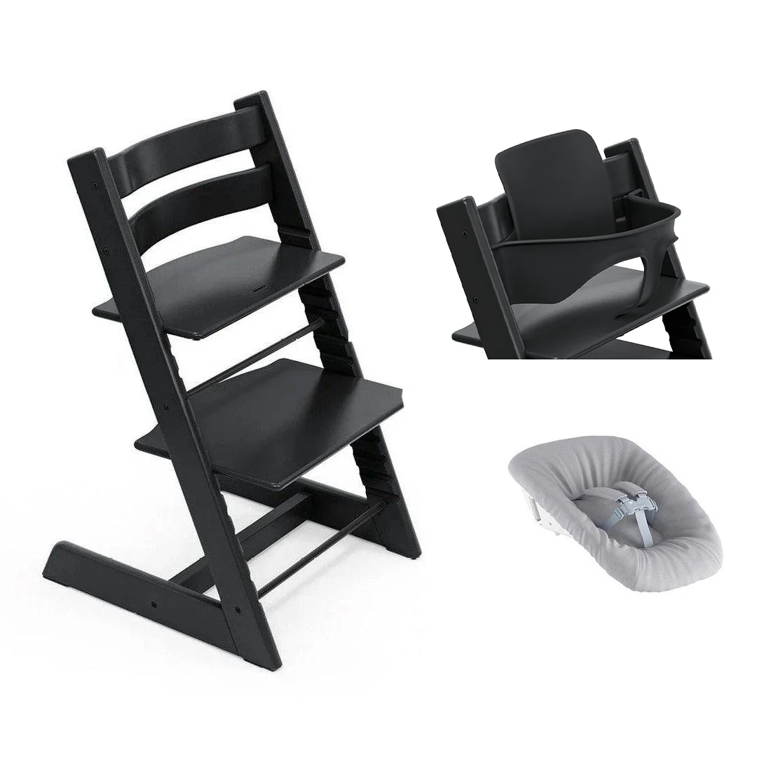 Stokke® Tripp Trapp Highchair Newborn + Baby Set Bundle - Image 8