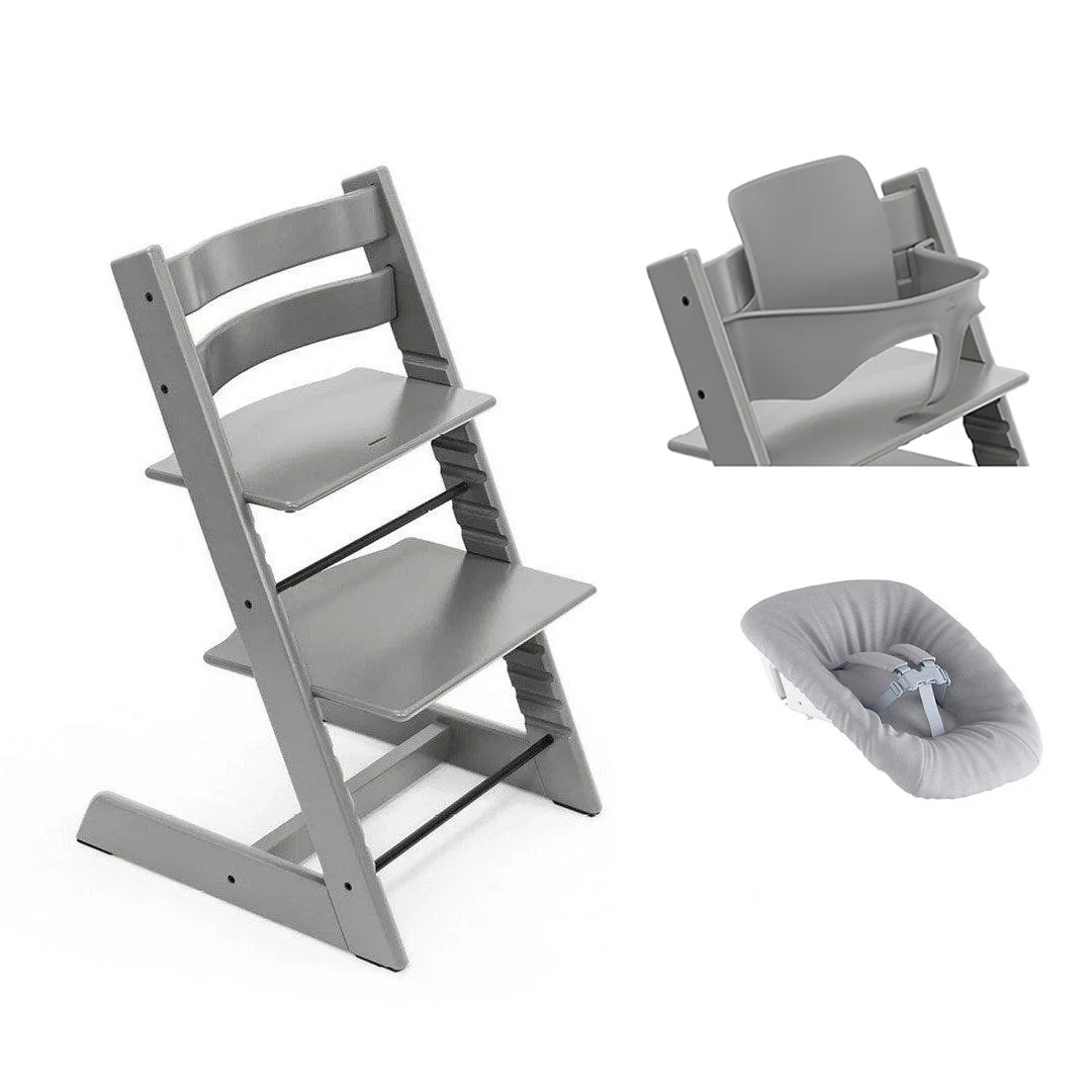 Stokke® Tripp Trapp Highchair Newborn + Baby Set Bundle - Image 9
