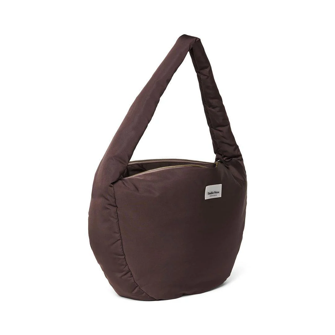 Studio Noos Brown Puffy Cross Body Bag - Brown - Image 3