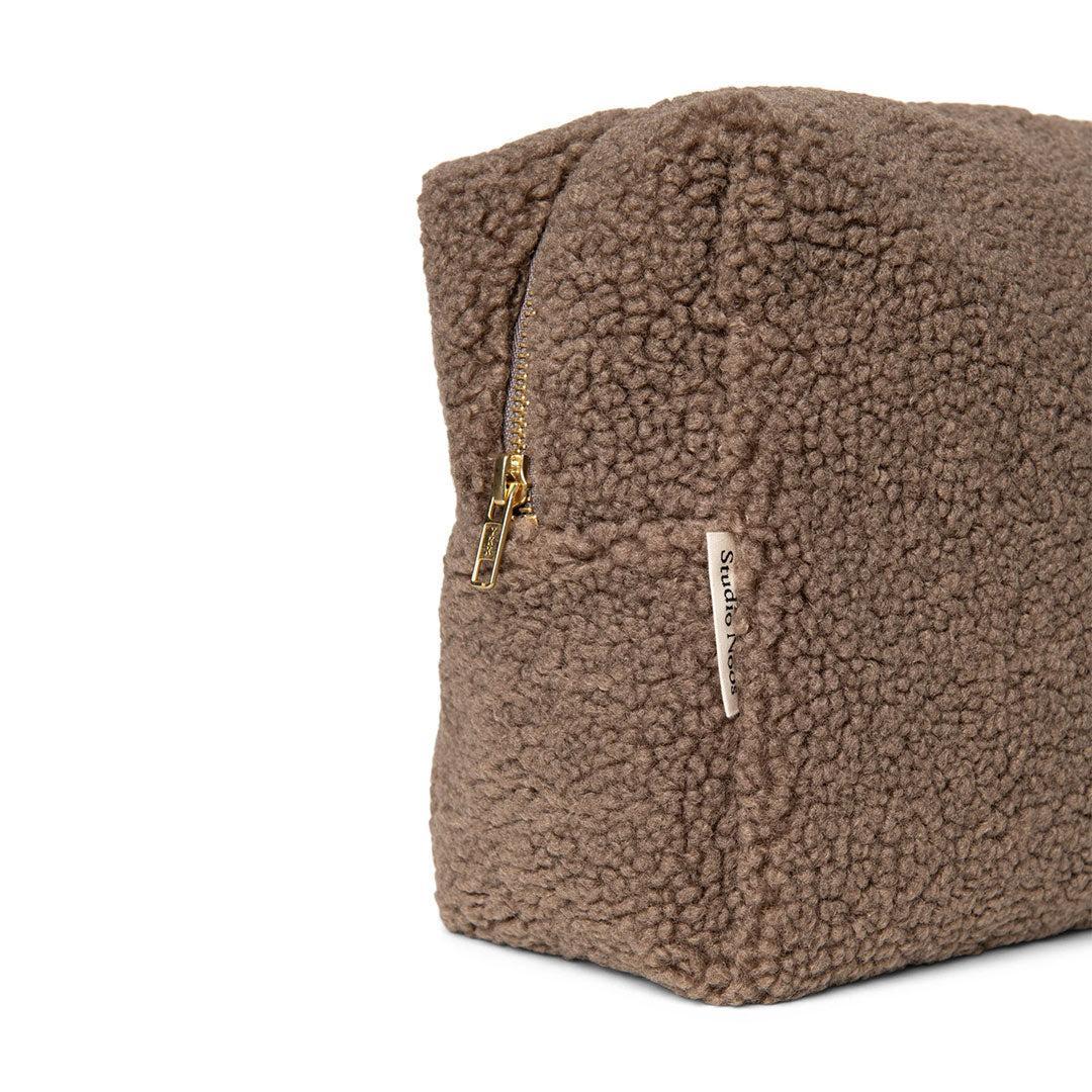Studio Noos Brown Teddy Toiletry Bag - Brown - Image 4