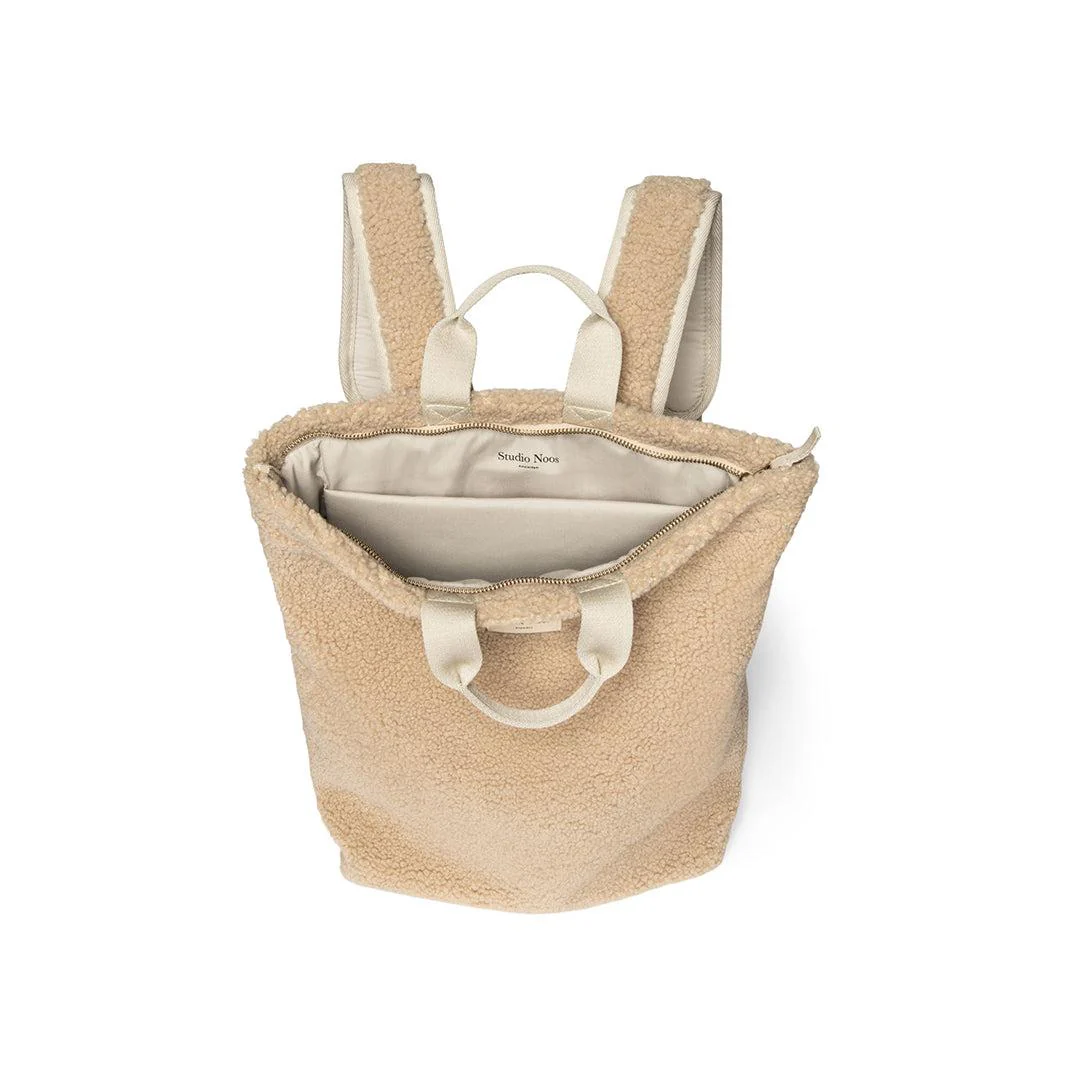 Studio Noos Teddy Adult Backpack + Stroller Straps - Ecru - Image 7