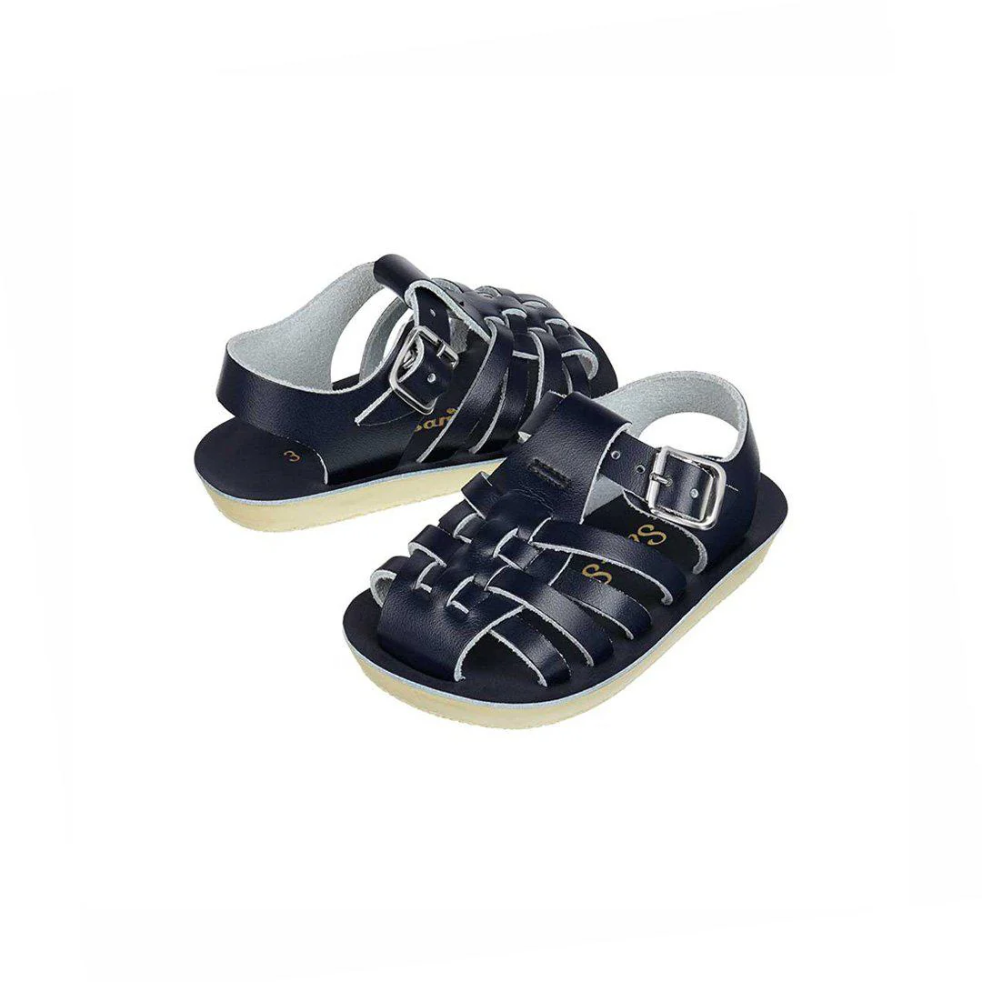 Salt-Water Sun-San Kids Sandals - Sailor - Navy