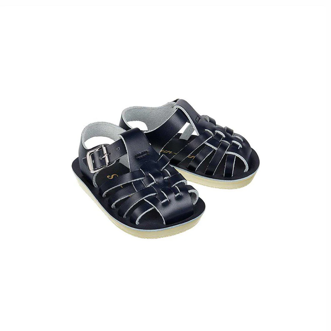 Salt-Water Sun-San Kids Sandals - Sailor - Navy - Image 4