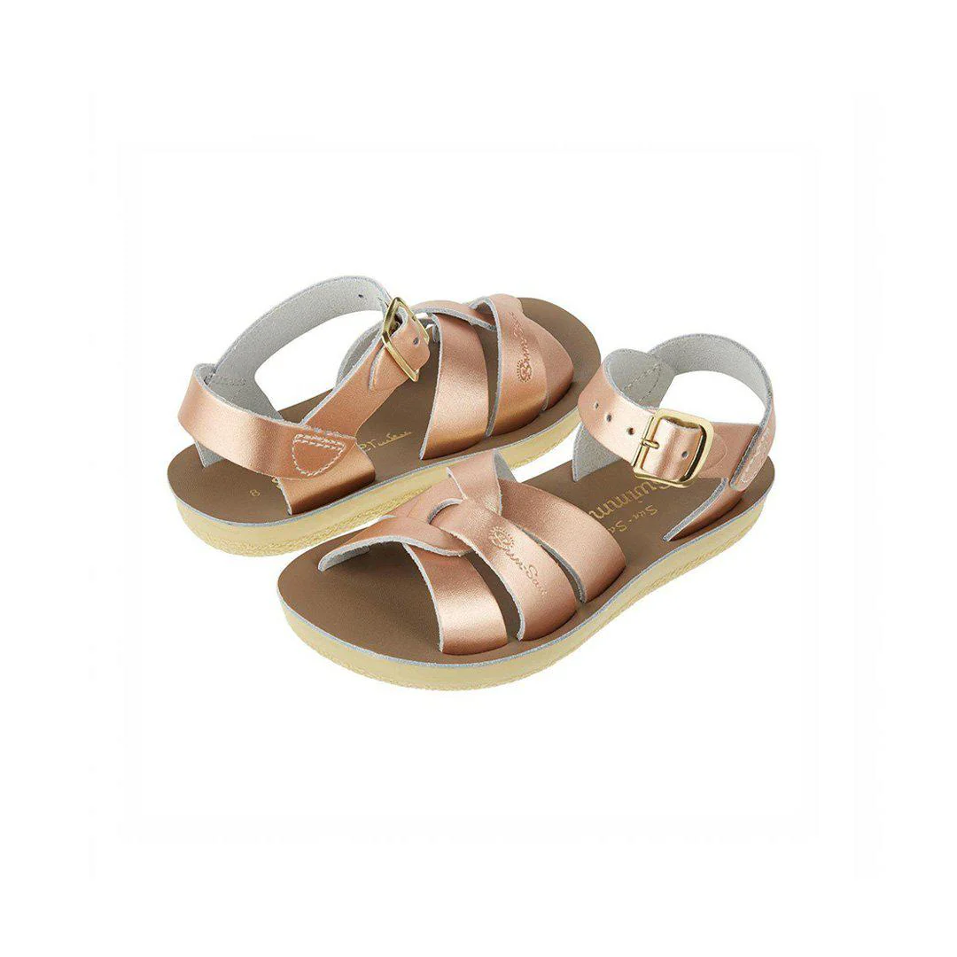 Salt-Water Sun-San Kids Sandals - Swimmer - Rose Gold - Image 2