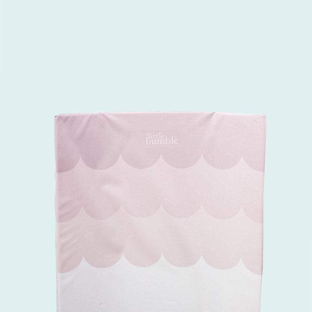 The Little Bumble Co. Anti Roll Changing Mat - Pink Scallops