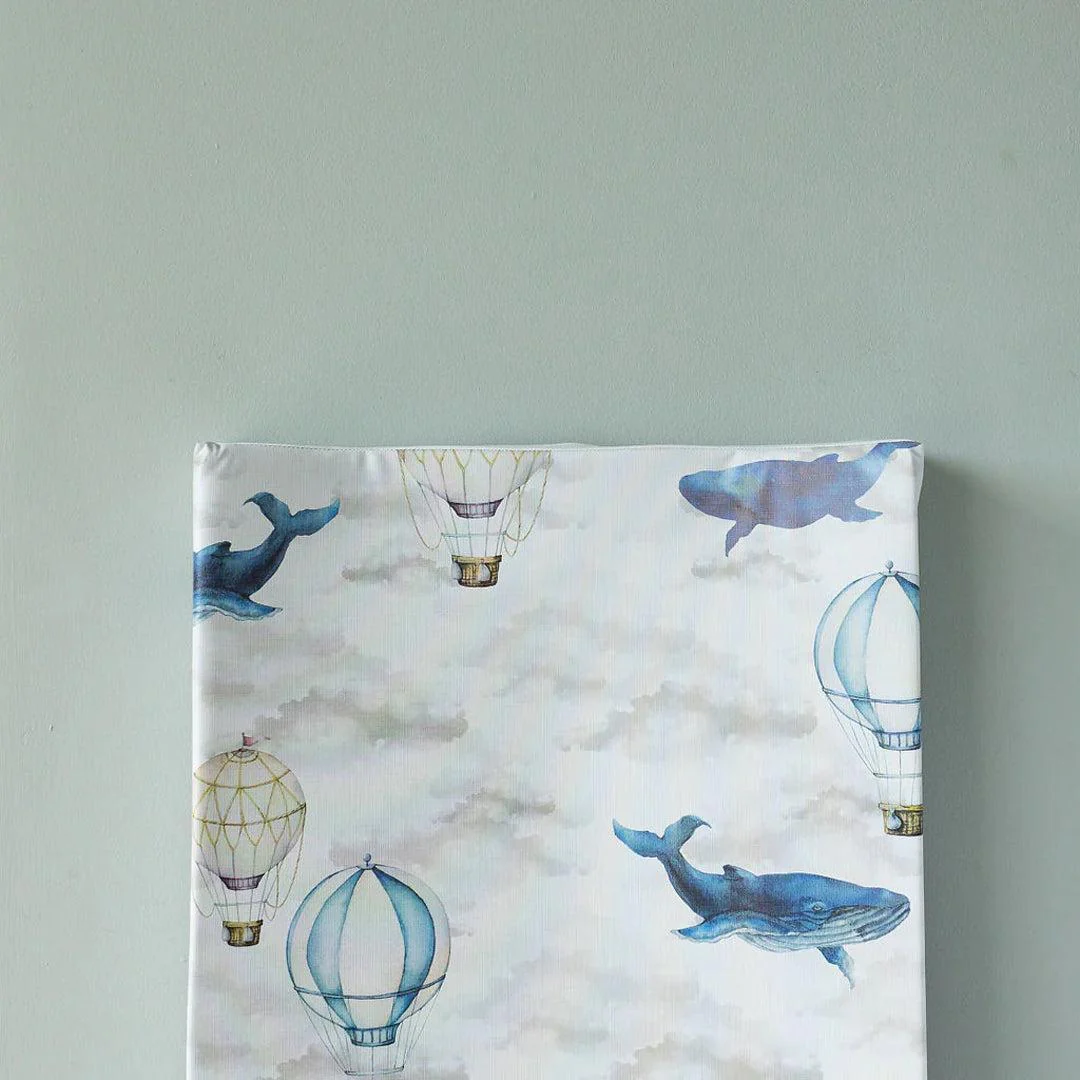 The Little Bumble Co. Anti Roll Changing Mat - Up in the Clouds