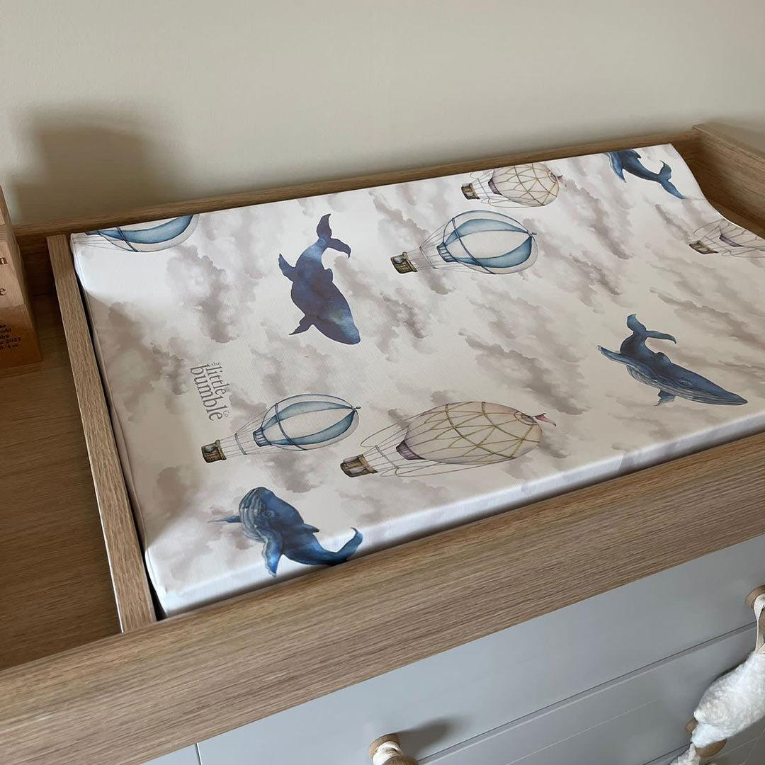 The Little Bumble Co. Anti Roll Changing Mat - Up in the Clouds - Image 2