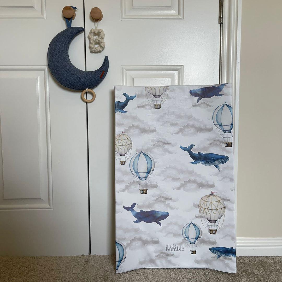 The Little Bumble Co. Anti Roll Changing Mat - Up in the Clouds - Image 3