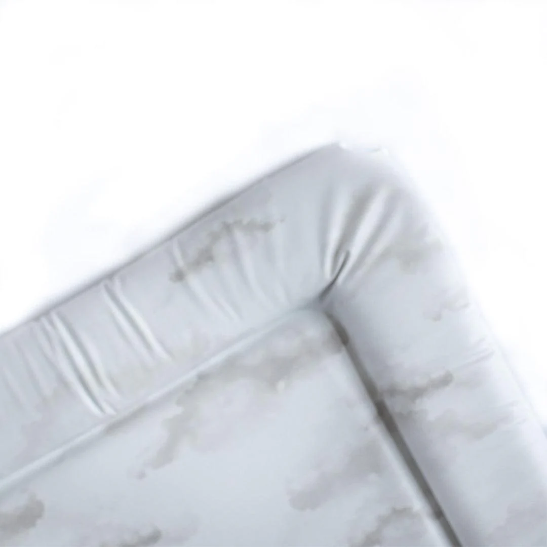 The Little Bumble Co. Standard Changing Mat - Beige Clouds - Image 4