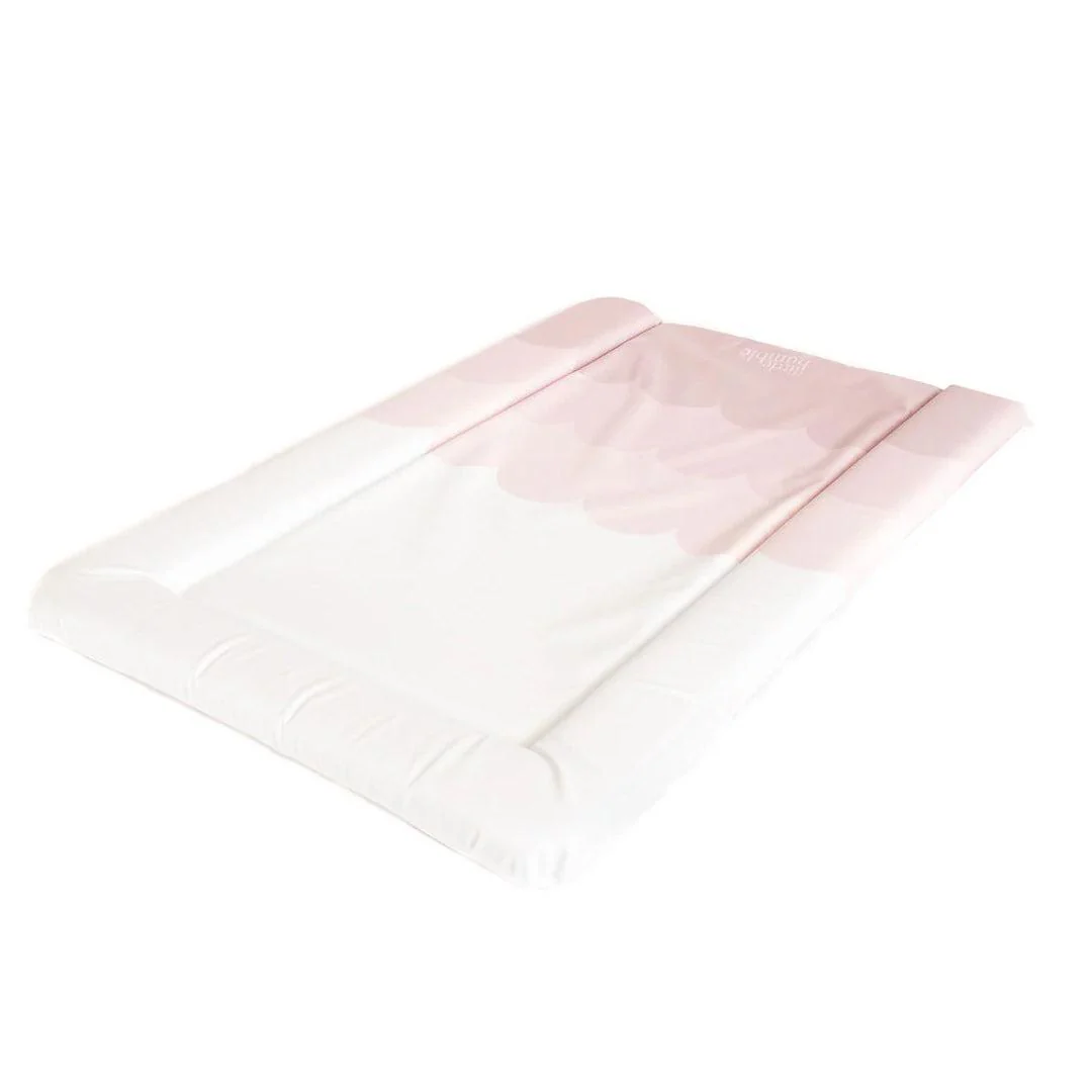 The Little Bumble Co. Standard Changing Mat - Pink/Lilac Scallops - Image 3