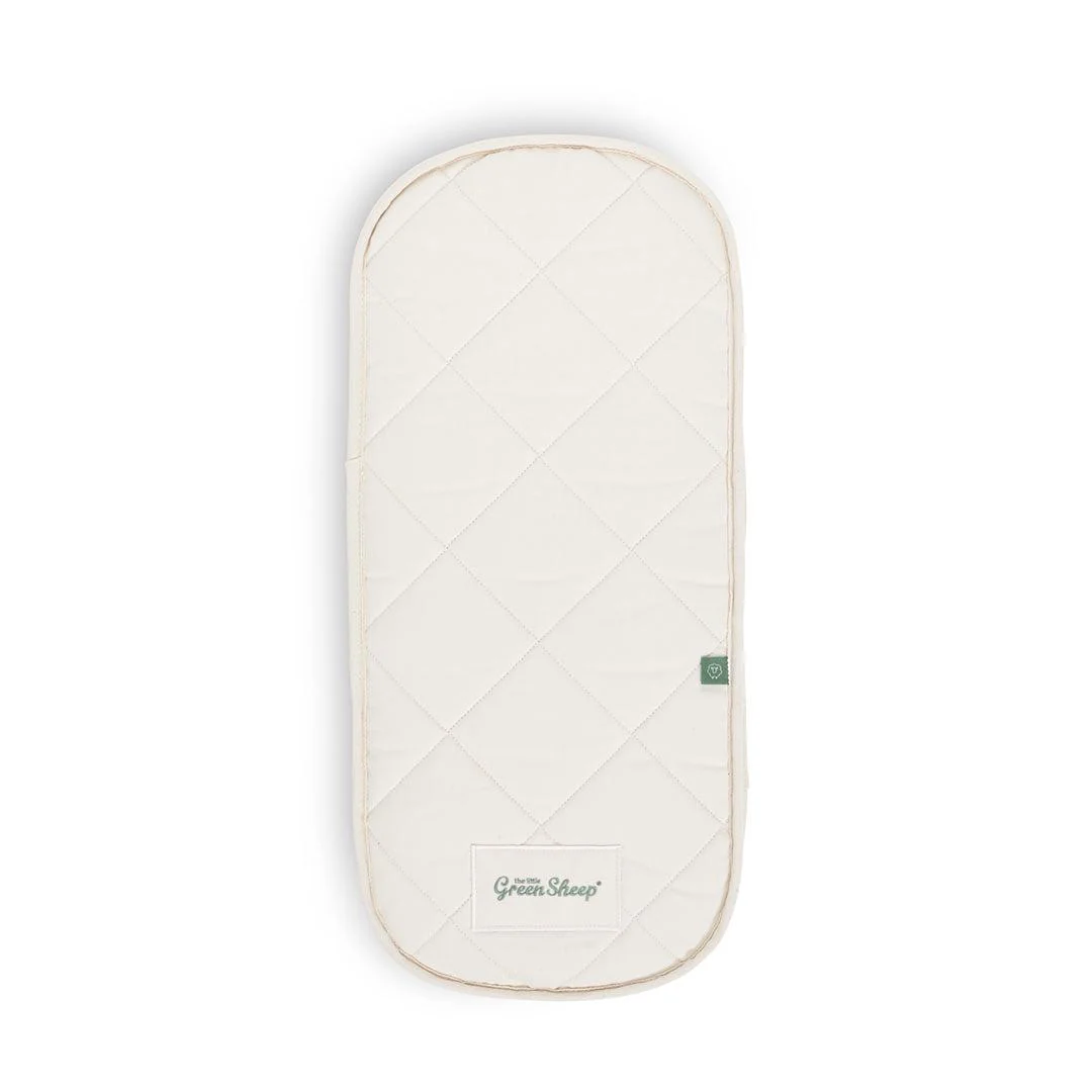 The Little Green Sheep Natural Moses Basket Mattress - Mamas & Papas Small Moses